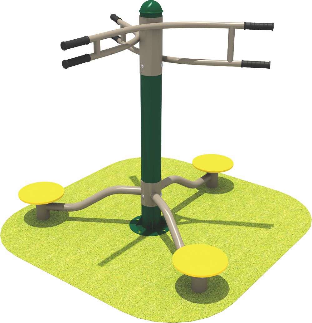 40001百老汇运动健身器材 三位转腰器